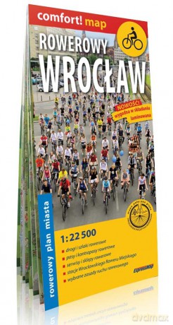 Rowerowy Wrocław Rowerowy plan miasta 1:22 500