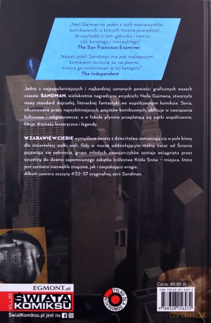 Sandman Zabawa w ciebie (Tom 5) [KSIĄŻKA]