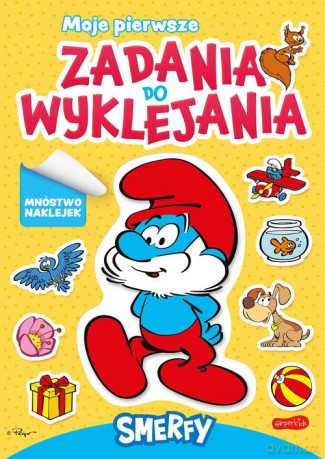 Smerfy Moje pierwsze zadania do wyklejania [KSIĄŻKA]