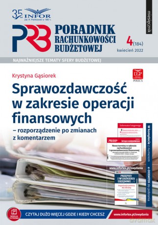 Sprawozdawczość w zakresie operacji finansowych - rozporządzenie po zmianach z komentarzem - Krystyna Gąsiorek [KSIĄŻKA]