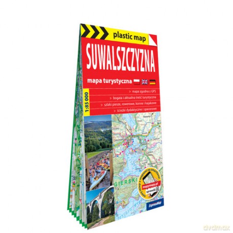 Suwalszczyzna foliowana mapa turystyczna 1:85 000