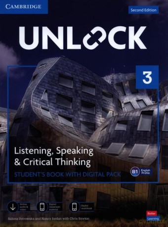 Unlock Level 3 Listening, Speaking and Critical Thinking Student's Book with Digital Pack - Sabina Ostrowska, Nancy Jordan [KSIĄŻKA]