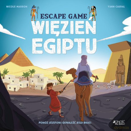 Więzień Egiptu Escape game - Nicole Masson, Yann Caudal [KSIĄŻKA]