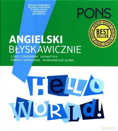Angielski błyskawicznie czasy i czasowniki, gramatyka, zwroty i wyrażenia, słowa, segregator językowy Poziom A1-A2 [KSIĄŻKA]