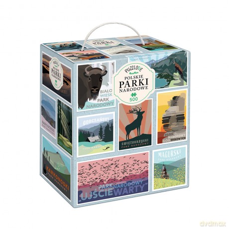 BRIGHT JUNIOR MEDIA 500 el. Puzzlove CzuCzu Polskie Parki narodowe [PUZZLE]