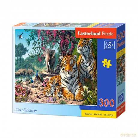 CASTORLAND 300 el. Sanktuarium tygrysów B-030484 [PUZZLE]