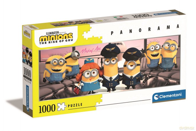 CLEMENTONI 1000 el. panoramiczne Minions 2 39566 [PUZZLE]