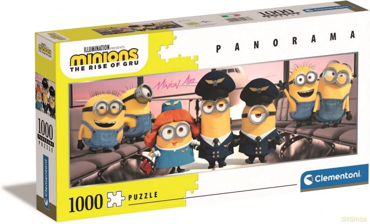 CLEMENTONI 1000 el. panoramiczne Minions 2 39566 [PUZZLE]