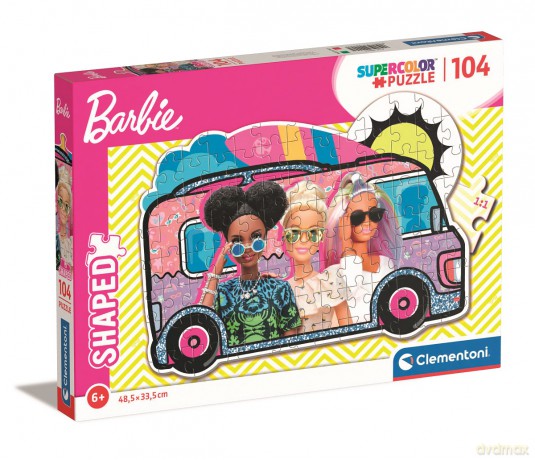 CLEMENTONI 104 el. shaped Barbie [PUZZLE]