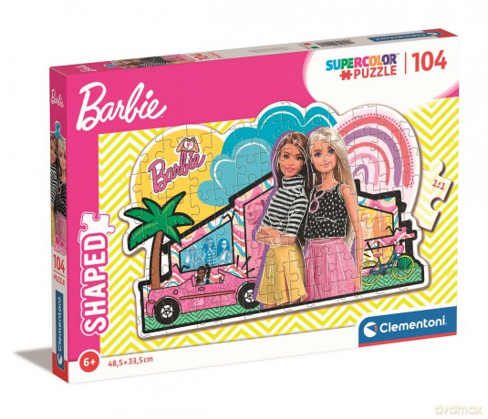 CLEMENTONI 104 el. shaped Barbie [PUZZLE]
