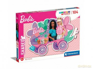 CLEMENTONI 104 el. shaped Barbie 27164 [PUZZLE]