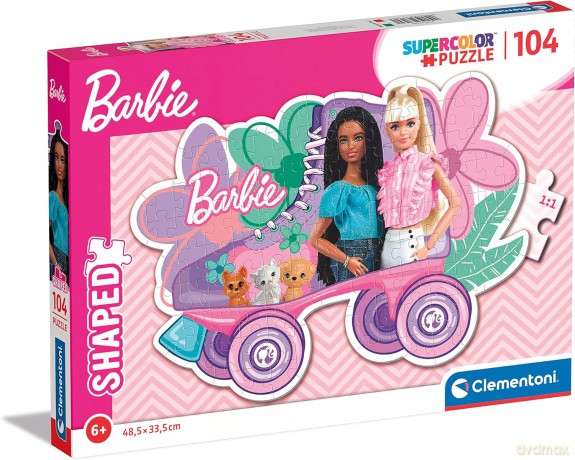 CLEMENTONI 104 el. shaped Barbie 27164 [PUZZLE]