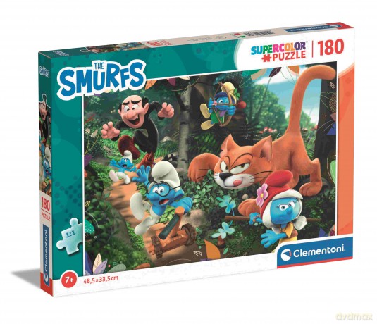 CLEMENTONI 180 el. super kolor The smurfs 29779 [PUZZLE]