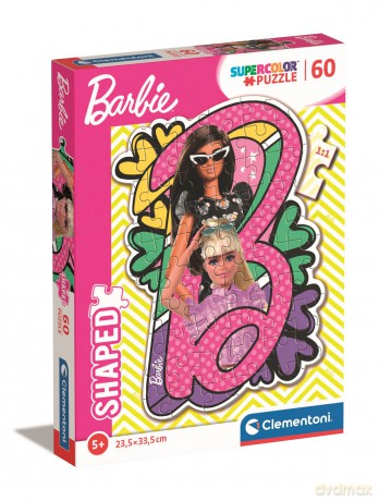 CLEMENTONI 60 el. shaped Barbie [PUZZLE]