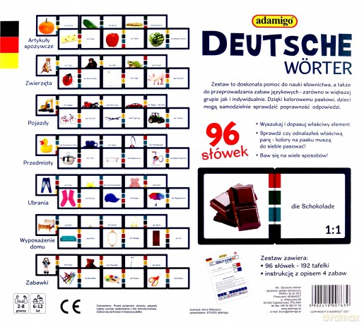 Deutsche Worter słówka niemieckie [GRA]