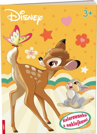 Disney classic Kolorowanka z naklejkami NA-9124 [KSIĄŻKA]