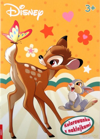 Disney classic Kolorowanka z naklejkami NA-9124 [KSIĄŻKA]