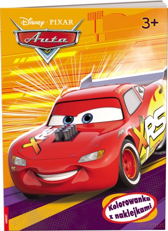 Disney Pixar Auta Kolorowanka z naklejkami NA-9125 [KSIĄŻKA]