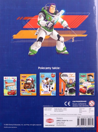 Disney/Pixar Buzz Astral Baw się naklejkami STJ-9108 [KSIĄŻKA]