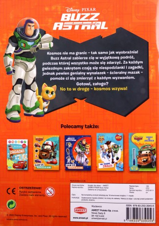 Disney/Pixar Buzz Astral Zadania do zmazywania PTC-9111 [KSIĄŻKA]