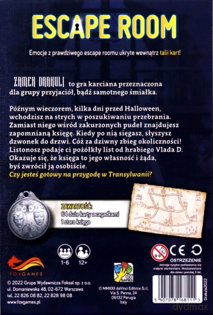Escape Room Zamek Drakuli - Martino Chiacchiera, Silvano Sorrentino [GRA]