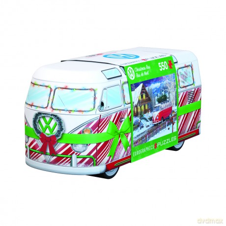 EUROGRAPHICS 550 el. VW Christmas Bus Tin 8551-5664 [PUZZLE]