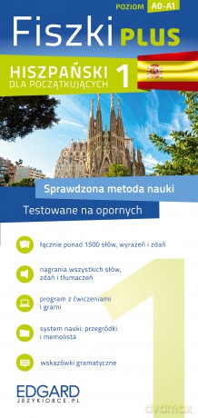 Hiszpański. Fiszki Plus dla początkujących 1 - Anna Poneta [KSIĄŻKA]