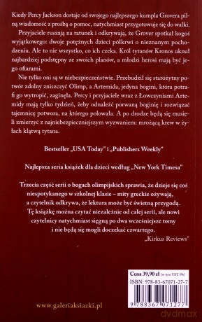 Klątwa tytana. Percy Jackson i bogowie olimpijscy (Tom 3) - Rick Riordan [KSIĄŻKA]