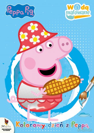 Kolorowy dzień z Peppą. Wodą malowane. Świnka Peppa [KSIĄŻKA]