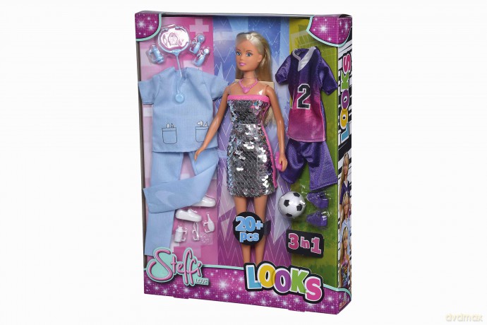 Lalka Steffi w różnych strojach