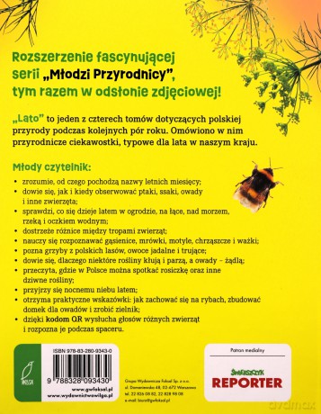 Lato w świecie przyrody. Młodzi przyrodnicy - Patrycja Zarawska [KSIĄŻKA]