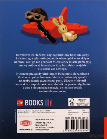 LEGO City Niezwykłe przebranie LWR-6002 [KSIĄŻKA]