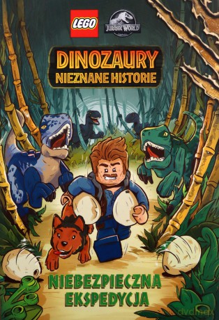 LEGO Jurassic World Niebezpieczna ekspedycja JMG-6201 [KSIĄŻKA]
