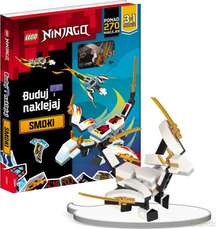LEGO Ninjago Buduj i naklejaj Smoki BSP-6701 [KSIĄŻKA]