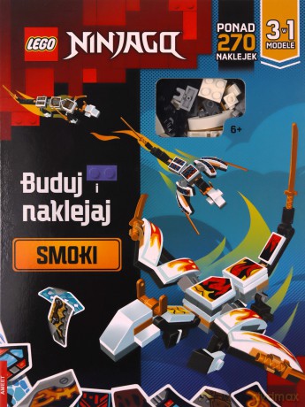 LEGO Ninjago Buduj i naklejaj Smoki BSP-6701 [KSIĄŻKA]
