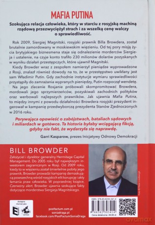 Mafia Putina. Prawdziwa historia o praniu brudnych pieniędzy, morderstwie i ucieczce przed zemstą - Bill Browder [KSIĄŻKA]