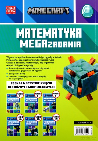Matematyka. Megazadania. Minecraft 8+ - Dan Lipscombe, Brad Thompson [KSIĄŻKA]