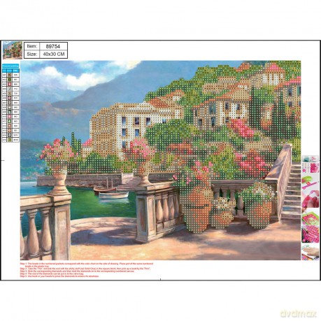 Mozaika diamentowa 5D kit 30x40 cm LANDSCAPE 89754
