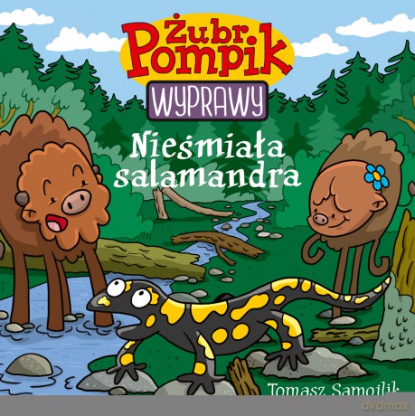 Nieśmiała salamandra. Żubr Pompik - Tomasz Samojlik [KSIĄŻKA]
