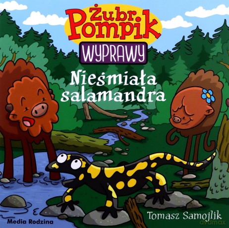 Nieśmiała salamandra. Żubr Pompik - Tomasz Samojlik [KSIĄŻKA]