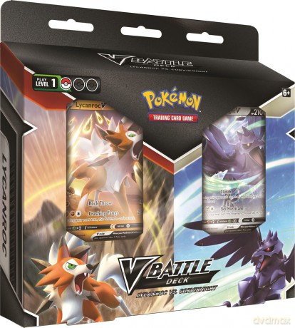 Pokemon TCG: V Battle Deck Bundle (Lycanroc V vs Corviknight V) [GRA]
