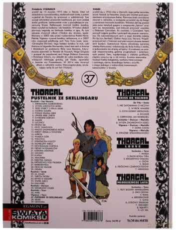 Pustelnik ze Skellingaru. Thorgal (Tom 37) - Yann Le Pennetier, Frédéric Vignaux [KOMIKS]