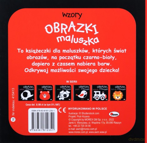 Wzory. Obrazki maluszka [KSIĄŻKA]