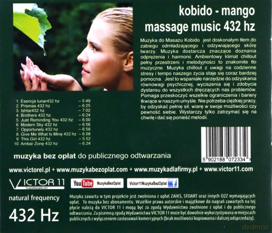 Kobido Esencia Lunar 432 Muzyka Do Masażu [CD]