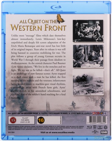 All Quiet On The Western Front (1930) (Na Zachodzie bez zmian) [Blu-Ray]