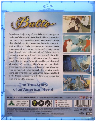 Balto (Przygody psa Balto) [Blu-Ray]