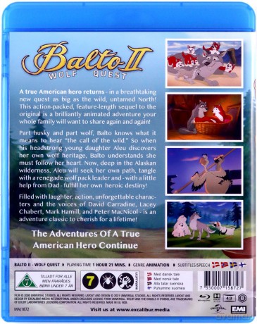 Balto 2 - The Wolf Quest (Balto II: Poszukiwania) [Blu-Ray]