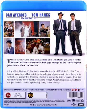 Dragnet (Dziennik sierżanta Fridaya) [Blu-Ray]