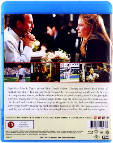 For Love Of The Game (Gra o miłość) [Blu-Ray]