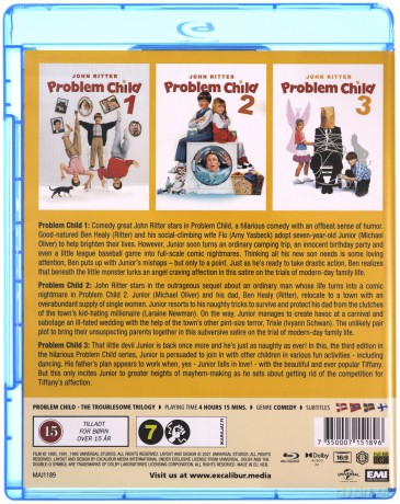 Problem Child 1-3 [3xBlu-Ray]